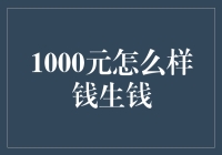 1000元如何实现钱生钱：小额资本的理财之道