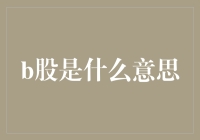 B股市场：中国资本市场的重要组成部分