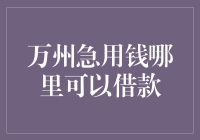 万州急用钱哪里可以借款：合法合规与安全便捷的借款方式分享