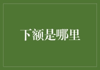 下额是哪里？你听过的那个神秘器官！