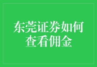 如何从东莞证券账户中查询交易佣金：步骤与技巧