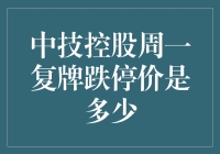 中技控股周一复牌跌停价预测：市场情绪与风险评估