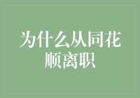 为什么从同花顺离职：职场成长与自我价值实现的考量