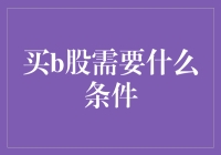 如何用钞能力解锁B股投资的大门？