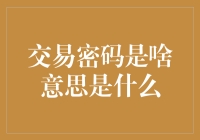 交易密码是啥意思是什么：一场密码与日常的碰撞