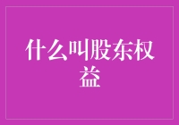 股东权益：理解公司所有权与利益共享的纽带