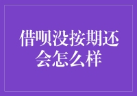 借呗未按时还款，后果严重