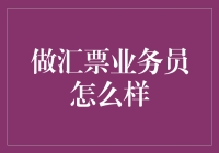 汇票业务员：当你的世界充满了汇声票语时