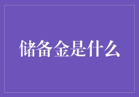 储备金：经济稳健运行的守护者