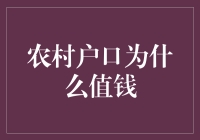 农村户口的价值及其背后的社会经济逻辑