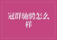 冠群驰骋？真的吗？我们来揭秘这家公司的真相！