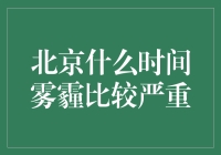 北京雾霾破晓：清晨的酸爽与晚上的温柔一刀