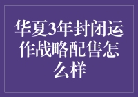 华夏3年封闭运作战略配售基金解析：投资策略与市场预期