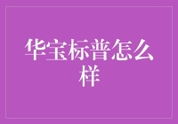 华宝标普是个啥？给我个答案行不行！