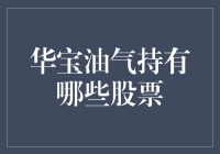 华宝油气持有哪些股票？让我们一起揭开神秘的面纱！