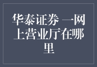 你的投资智慧，从华泰证券网上营业厅开始！