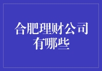 合肥理财公司深度解析：寻找最佳投资伙伴