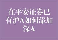 在平安证券已有沪A如何添加深A：投资多元化之路