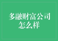 多融财富公司：专业理财服务的典范