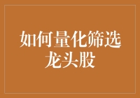 如何量化筛选龙头股：一场数字与金钱的华丽邂逅