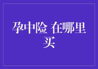 孕中险：构建未来新生的一份保障