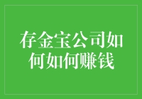 存金宝公司的盈利模式：打造贵金属投资的财富引擎