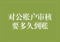 大家都在问，对公账户审核要多久到账？一分钟带你揭开神秘面纱