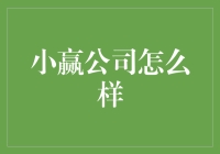 小赢公司怎么样？真的能赚大钱吗？