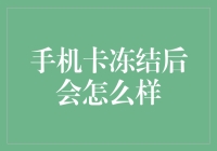 手机卡冻结后会怎么样？一文的撰写