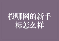 投哪网新手标深度解析：网络理财的新起点