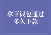 钱包，请问您通过审查需要多久才能下款？