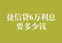 捷信贷6万利息一览，解密贷款利率背后的奥秘