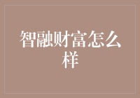 智融财富：实现财富智慧管理的新兴平台