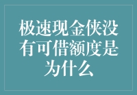 探秘极速现金侠没有可借额度的秘密