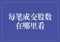 A股市场中每笔成交股数的查询方法与应用分析