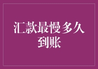 全球汇款最慢多久到账：探索跨境资金流转的极限