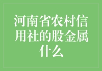 河南省农村信用社股份改革中的股金属物研究