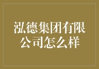 泓德集团有限公司：引领多元化发展的先行者