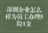 深圳企业的5险1金秘籍：如何为员工打造坚不可摧的后盾？