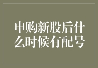 申购新股后什么时候有配号：深度解析新股申购流程与配号机制