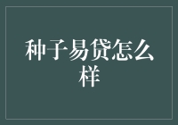 种子易贷：如果你的贷款是会呼吸的，你会给它喂空气吗？