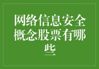 网络信息安全概念股票：投资选择与机会