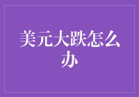 美元大跌及其应对策略：全球经济下的挑战与机遇