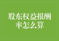 股东权益报酬率计算，教你轻松赚到盆满钵满的秘籍！