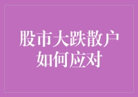 股市大跌散户如何应对：稳健策略与心理调适