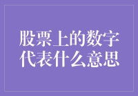 股票上的数字代表什么意思？——从0到9，数字也有话要说！