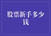 股票新手多少钱：投资门槛与心理预算解析