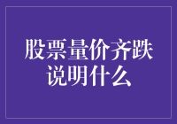 股票量价齐跌说明什么——市场情绪、基本面与技术分析视角