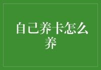 如何像养宠物一样养信用卡：一份全面指南