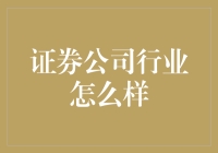 证券公司行业：在数字的海洋里冲浪，金融界的水上芭蕾